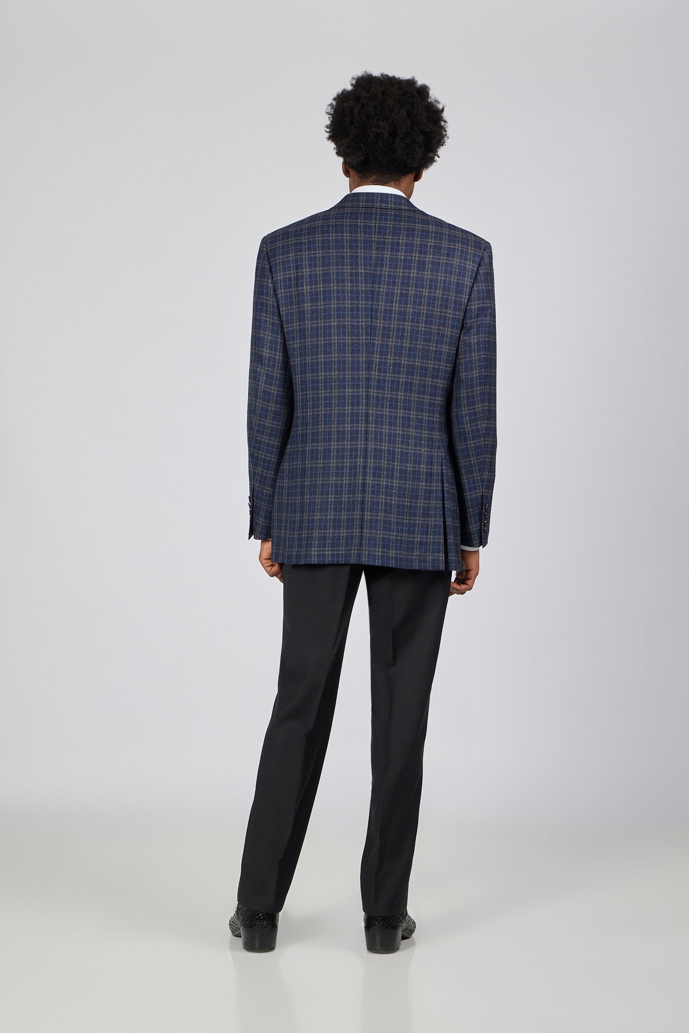 PM Sport Jacket Blue Plaid