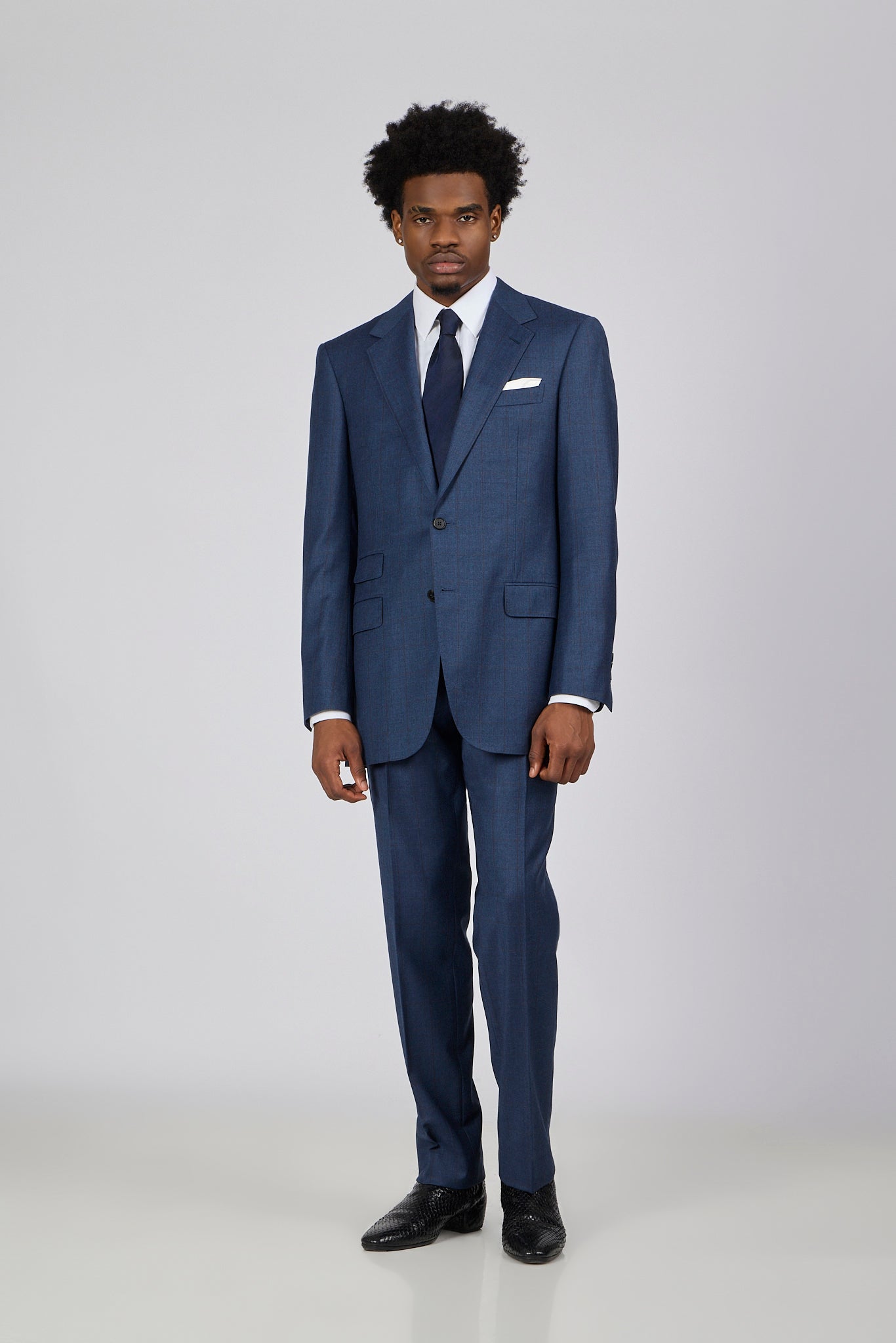 PM Window Panel SB Suit - Classic Blue Elegance