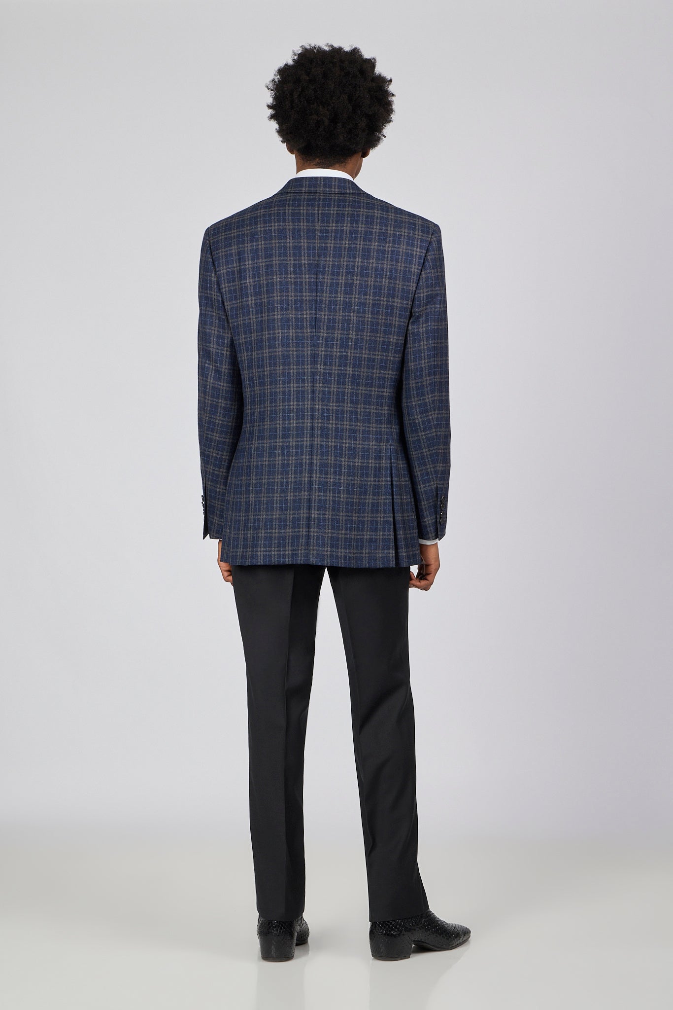 PM Sport Jacket Blue Plaid