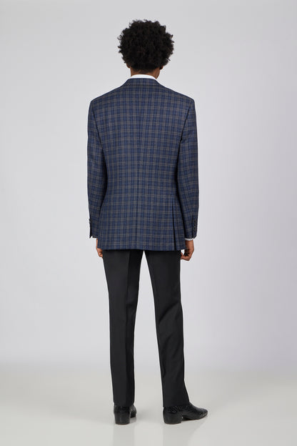 PM Sport Jacket Blue Plaid