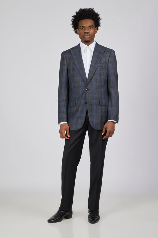 PM Blue Check Sport Jacket