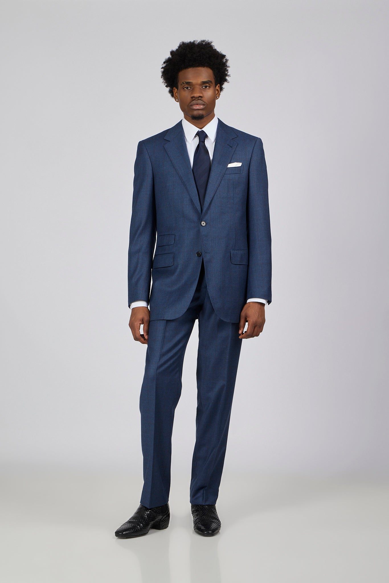 PM Window Panel SB Suit - Classic Blue Elegance
